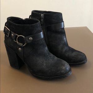 ASH Black Suede Ankle Boots